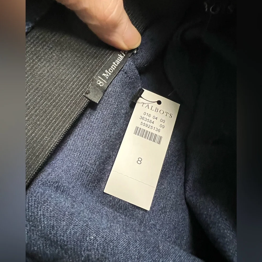 Talbots Montauk pant, denim Heather, misses 8, nwt - Picture 13 of 16